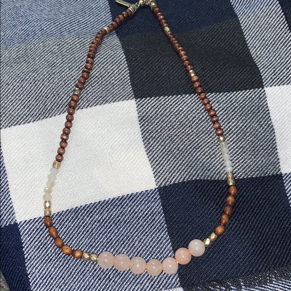 Bella Canvas Jewelry - Wood and Stone Canvas Natural elementals necklace